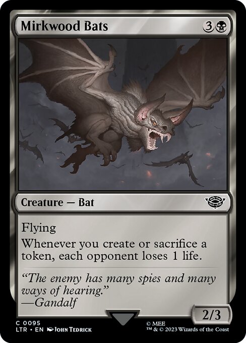 Mirkwood Bats The Lord of the Rings: Tales of Middle-earth Magic: The Gathering card image