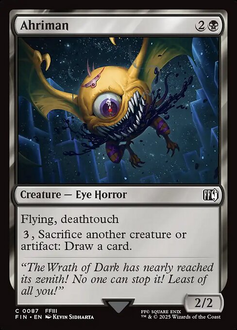 Ahriman - Final Fantasy #87 Magic: The Gathering card image