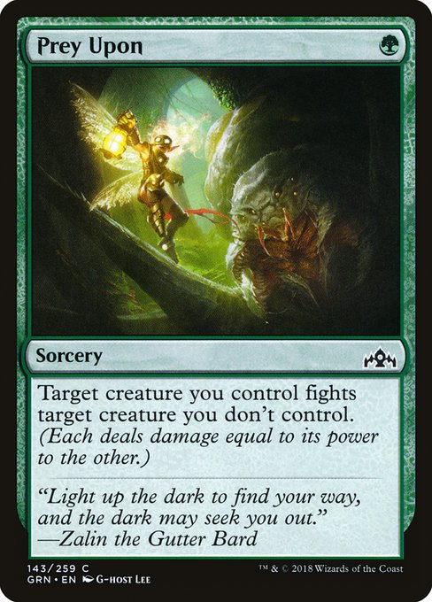 Prey Upon - Guilds of Ravnica #143