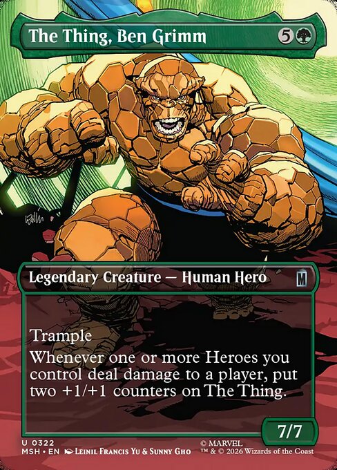 The Thing, Ben Grimm Marvel Super Heroes Magic: The Gathering card image