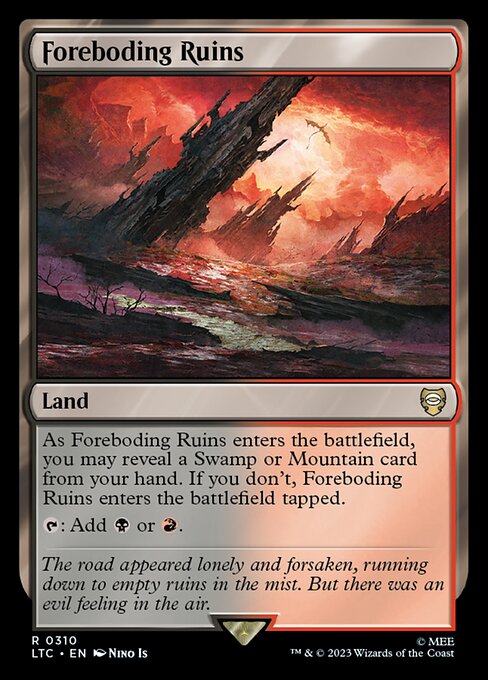 Foreboding Ruins - Tales of Middle-earth Commander #310