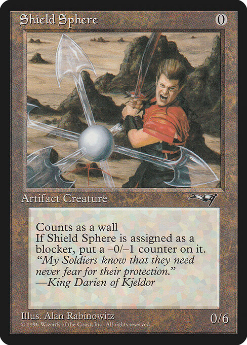 Shield Sphere Alliances Magic: The Gathering card image