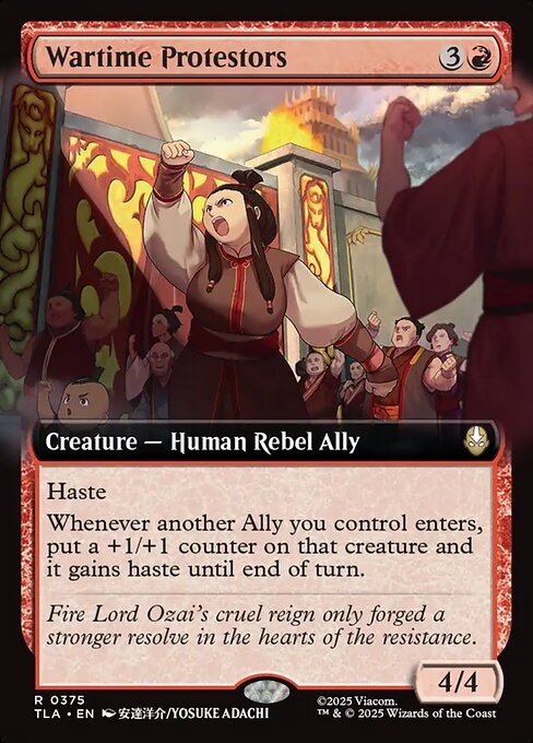 Wartime Protestors - Avatar: The Last Airbender #375