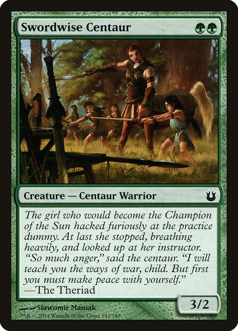 Swordwise Centaur - Born of the Gods #142