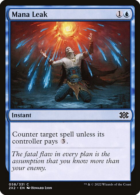 Mana Leak - Double Masters 2022 #58
