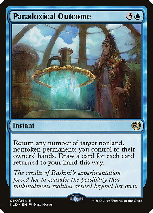 Paradoxical Outcome Kaladesh Magic: The Gathering card image