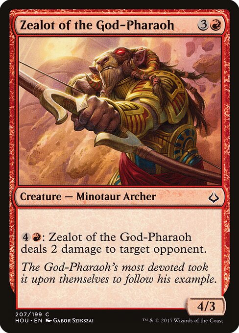 Zealot of the God-Pharaoh Hour of Devastation Magic: The Gathering card image