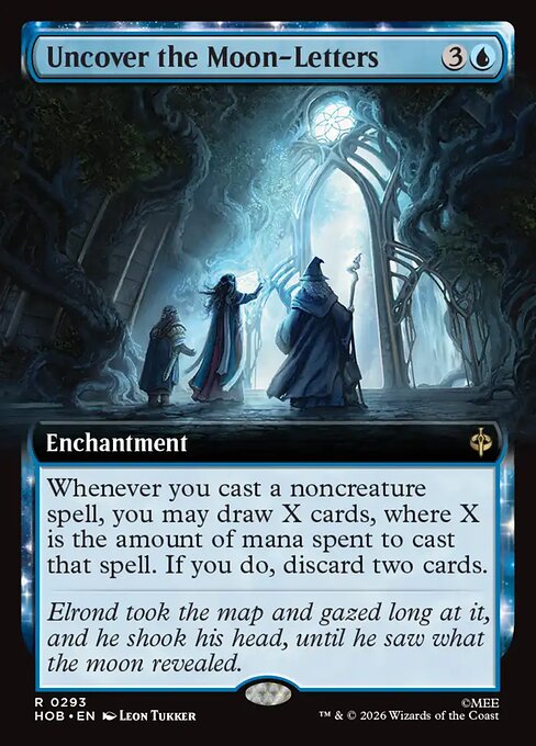Uncover the Moon-Letters HOB 293