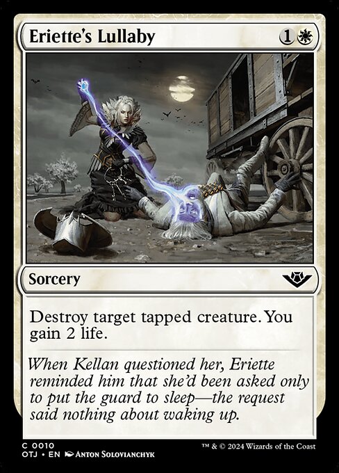 Eriette's Lullaby Outlaws of Thunder Junction Magic: The Gathering card image