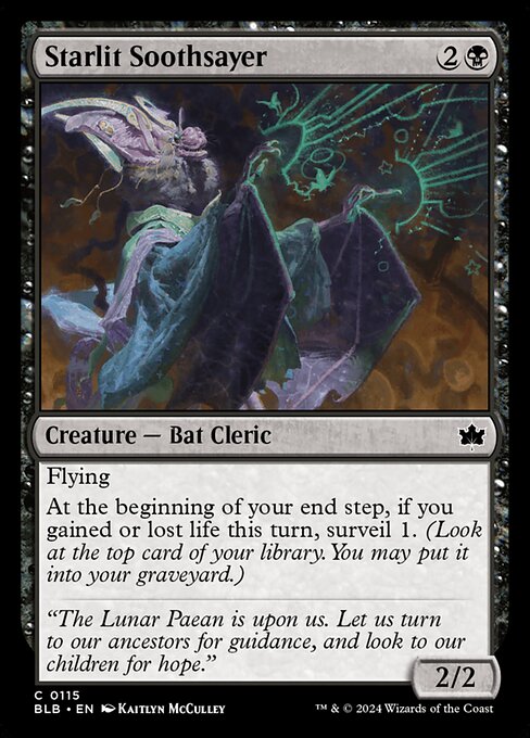 Starlit Soothsayer - Bloomburrow #115