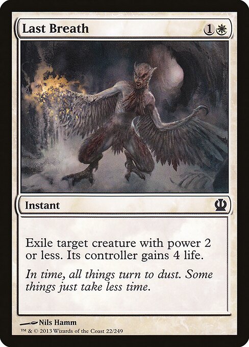 Last Breath Theros Magic: The Gathering card image