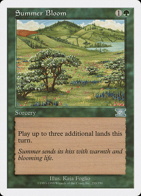 Summer Bloom Classic Sixth Edition Magic: The Gathering card image