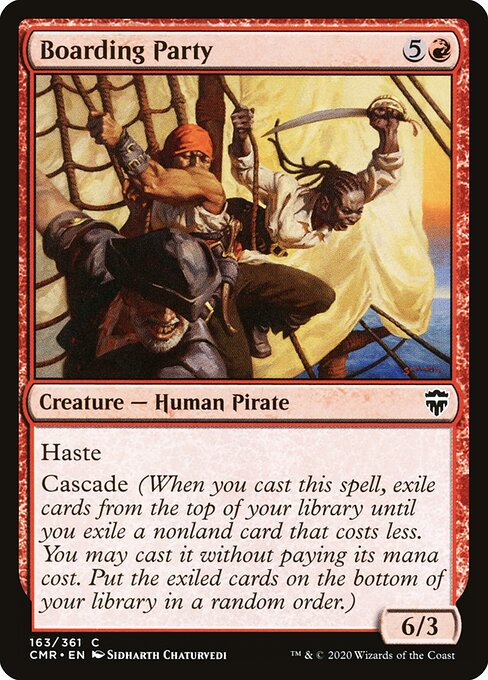 Boarding Party Commander Legends Magic: The Gathering card image