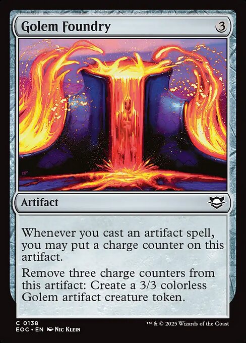 Golem Foundry - Edge of Eternities Commander #138