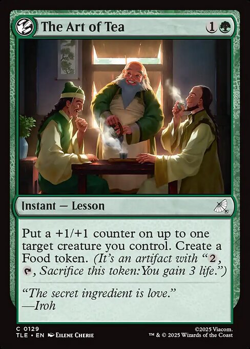 The Art of Tea Avatar: The Last Airbender Eternal Magic: The Gathering card image