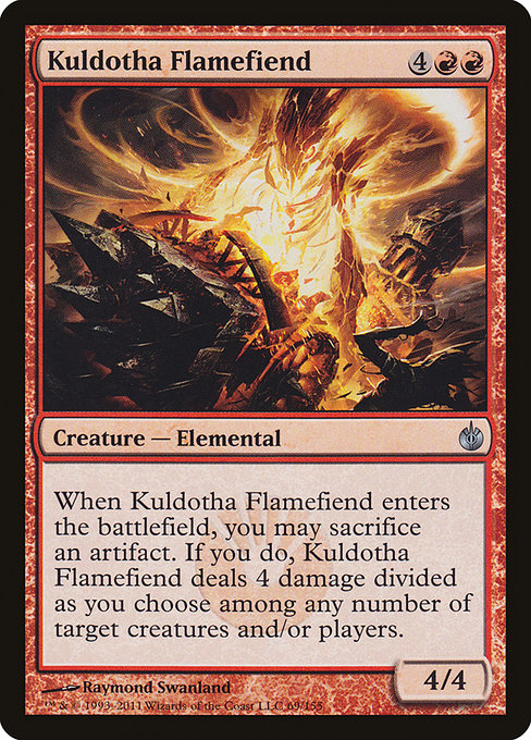 Kuldotha Flamefiend - Mirrodin Besieged #69