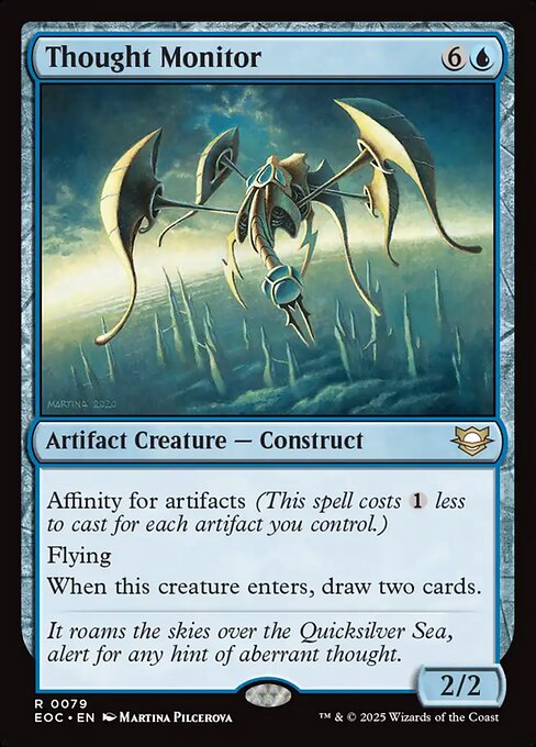Thought Monitor Edge of Eternities Commander Magic: The Gathering card image