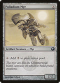 Palladium Myr - Scars of Mirrodin #190 Magic: The Gathering card image