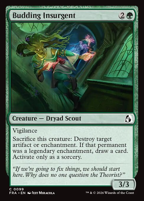 Budding Insurgent - Reality Fracture - Foil