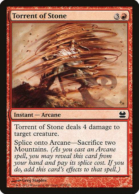 Torrent of Stone - Modern Masters #137
