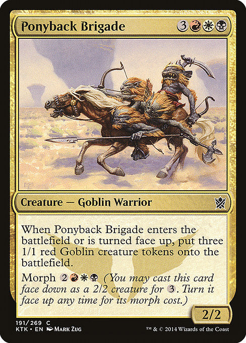 Ponyback Brigade - Khans of Tarkir #191