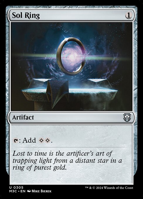 Sol Ring Modern Horizons 3 Commander Magic: The Gathering card image