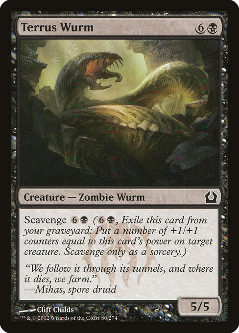 Terrus Wurm - Return to Ravnica #80 Magic: The Gathering card image