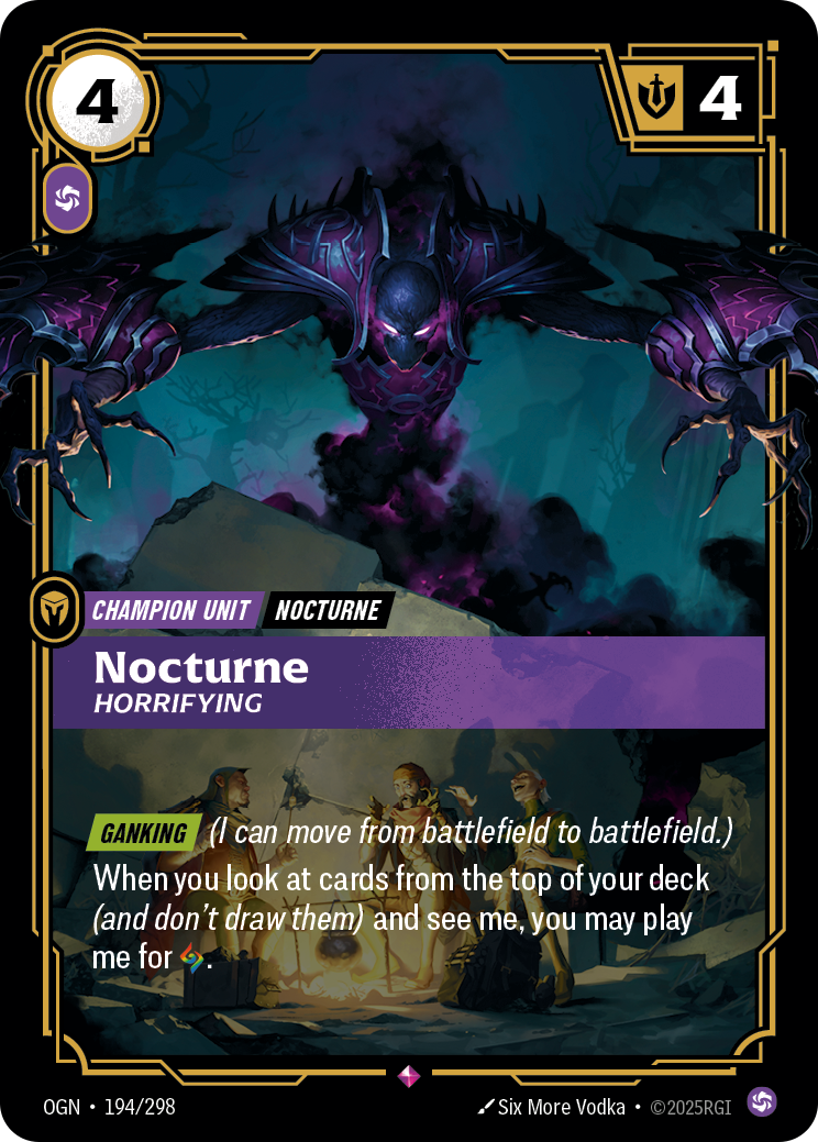 Nocturne, Horrifying Riftbound card image