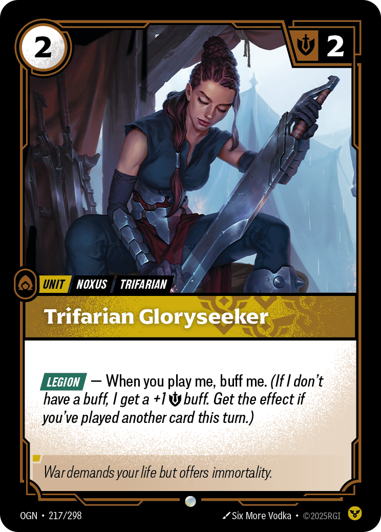 Trifarian Gloryseeker Riftbound card image
