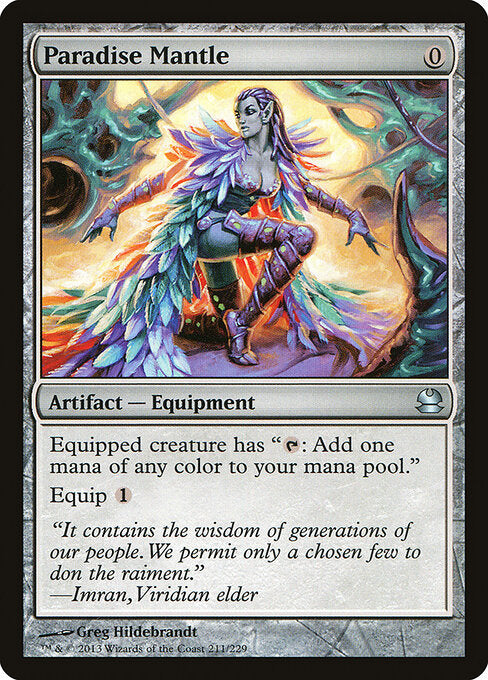 Paradise Mantle Modern Masters Magic: The Gathering card image