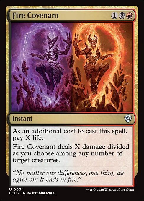 Fire Covenant - Lorwyn Eclipsed Commander #54