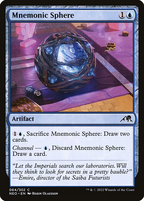 Mnemonic Sphere - Kamigawa: Neon Dynasty #64