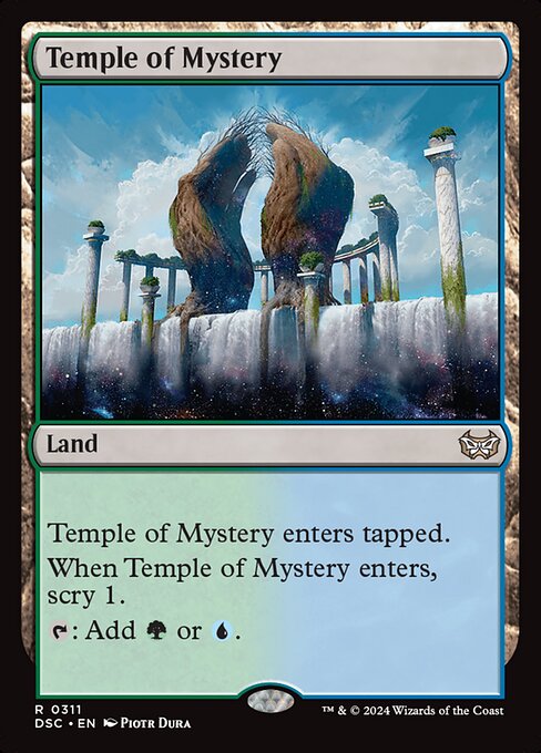 Temple of Mystery - Duskmourn: House of Horror Commander #311