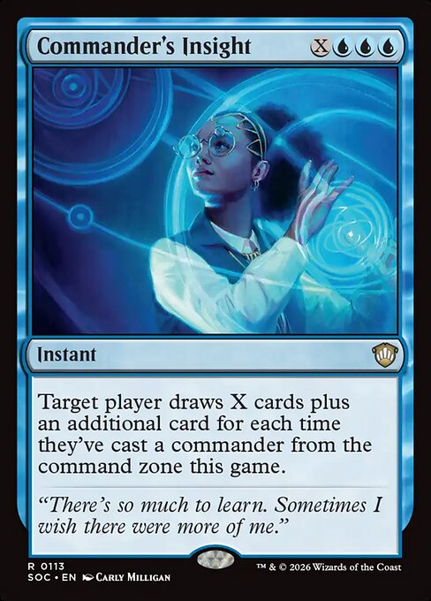 Commander's Insight - Secrets of Strixhaven Commander #113