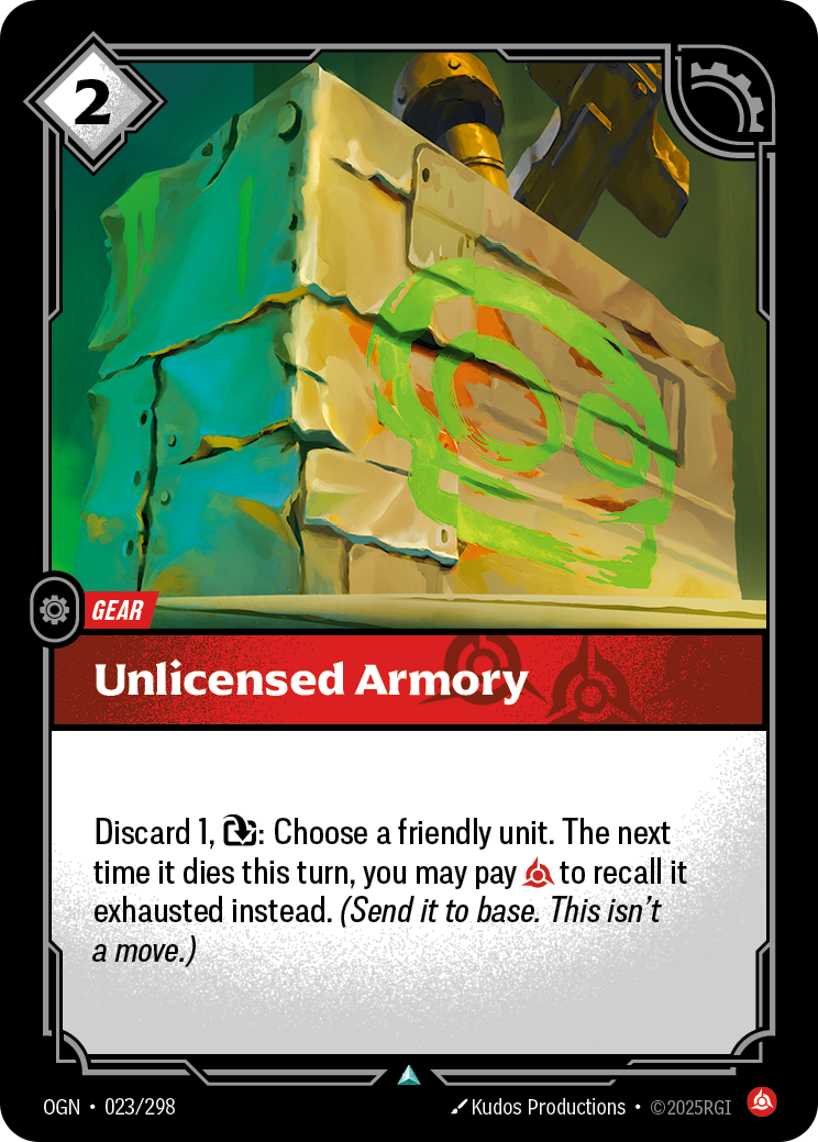 Unlicensed Armory Riftbound card image