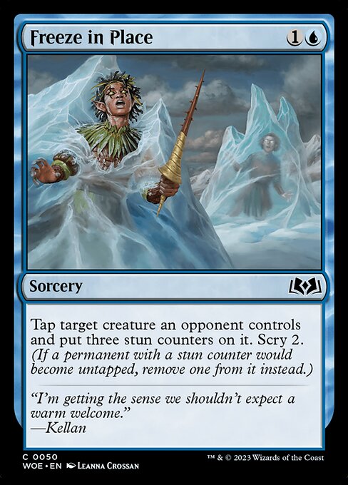 Freeze in Place - Wilds of Eldraine #50