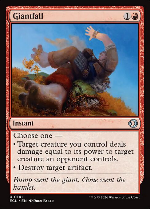 Giantfall - Lorwyn Eclipsed #141