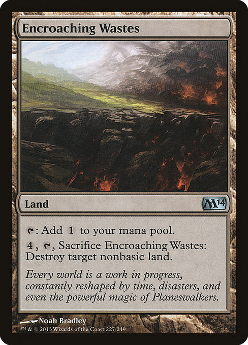 Encroaching Wastes - Magic 2014 #227