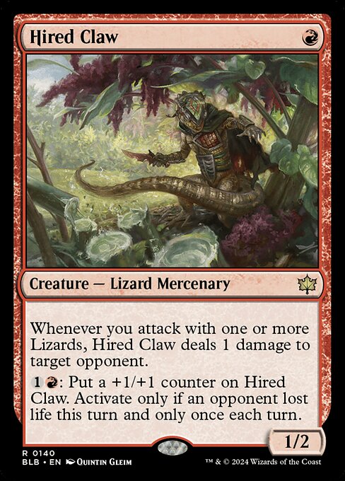 Hired Claw - Bloomburrow #140
