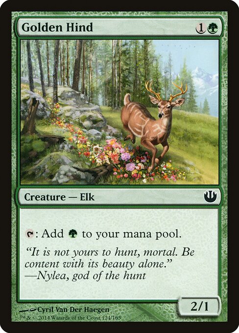 Golden Hind Journey into Nyx Magic: The Gathering card image
