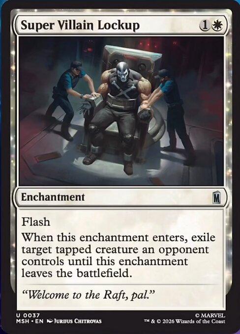 Super Villain Lockup Marvel Super Heroes Magic: The Gathering card image