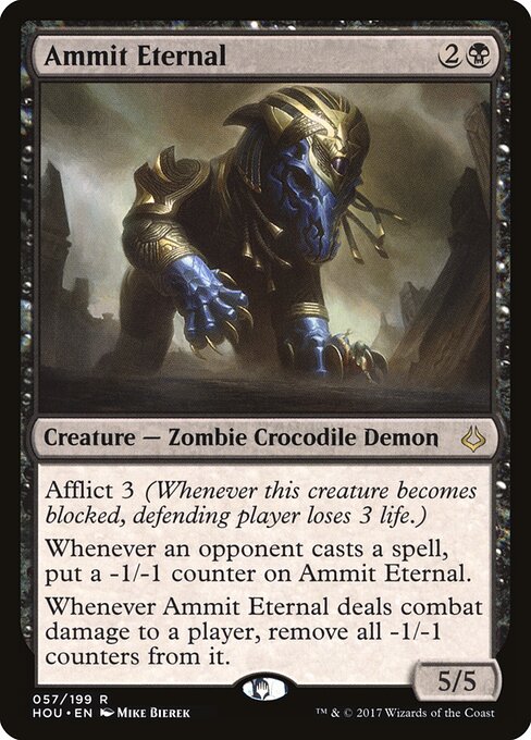 Ammit Eternal Hour of Devastation Magic: The Gathering card image