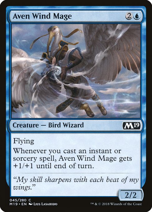 Aven Wind Mage - Core Set 2019 #45