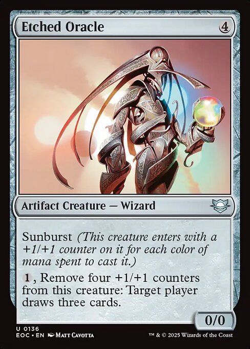 Etched Oracle - Edge of Eternities Commander #136