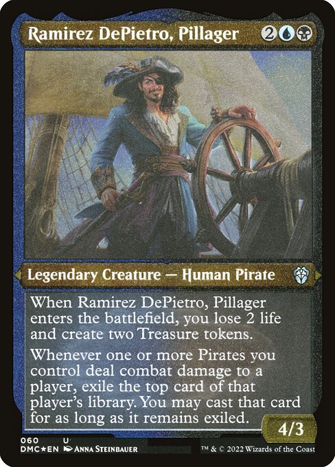 Ramirez DePietro, Pillager - Dominaria United Commander #60 - Near Mint - Foil
