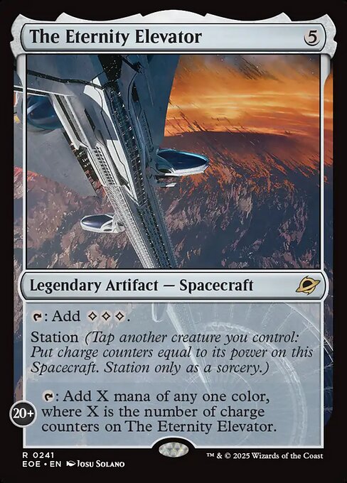 The Eternity Elevator Edge of Eternities Magic: The Gathering card image