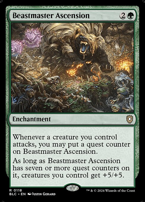 Beastmaster Ascension - Bloomburrow Commander #118