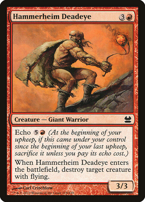 Hammerheim Deadeye Modern Masters Magic: The Gathering card image