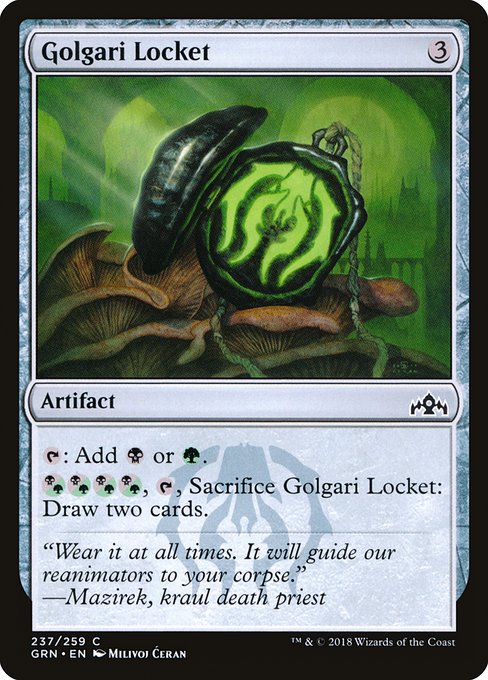 Golgari Locket - Guilds of Ravnica #237