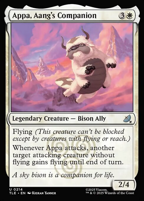 Appa, Aang's Companion - Avatar: The Last Airbender Eternal #214